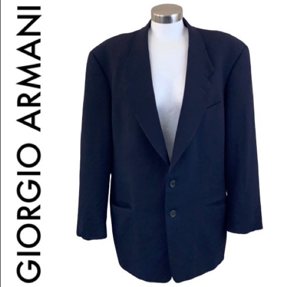 Giorgio Armani Other - GIORGIO ARMANI MEN’S BLACK BLAZER SIZE 42 R
